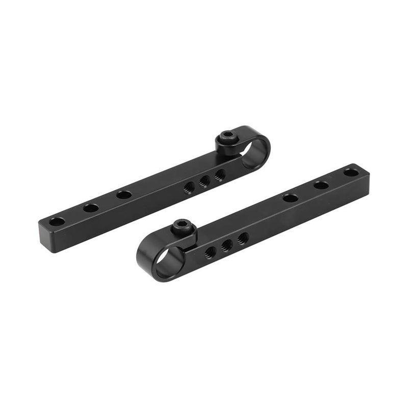 CAMVATE 124mm Cross Bar with 15mm Single Rod Adapter for DLSR Camera Cage Kit (A Pair) - 2338 - Image 4